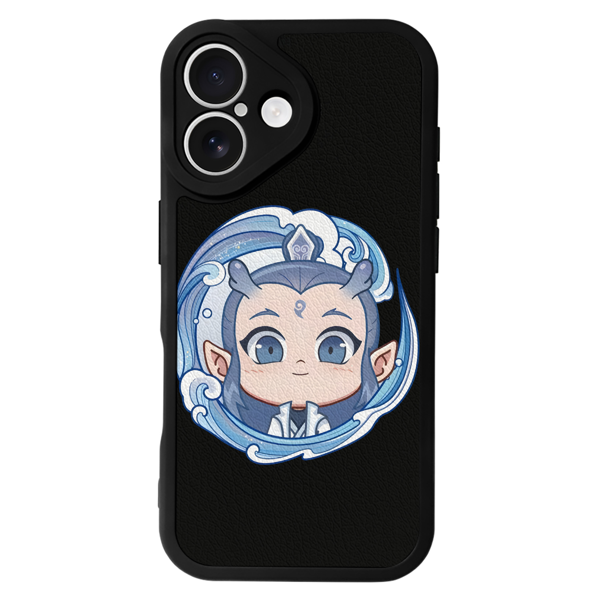 （画像用） Ne Zha 2 ナタ 魔童の大暴れ 【iPhone 16シリーズ対応】シリコンスマホケース（レザー調） 材質：シリコン